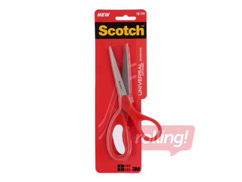 Käärid Scotch Universal, 18cm, punased
