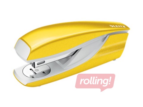 Stapler Leitz 5502 WOW, Metal, 30l, yellow