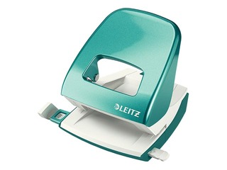 Hole Punch Leitz 5008 Metal, 30l., Ice blue