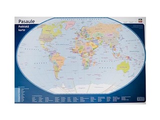 Galda segums, 59 x 40 cm, Pasaules karte