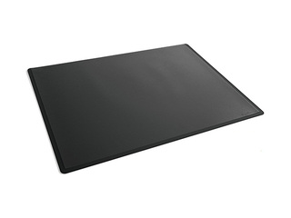 Lauamatt Durable läbipaistva kilega, servaga, must, 53x40cm