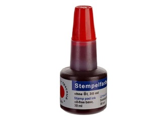 Templipadja täitetint Office Piont, punane, 30ml