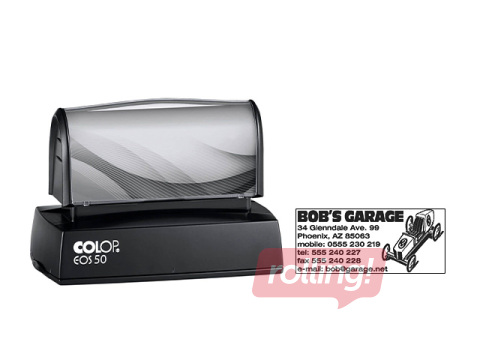 Tellimustempel EOS 50