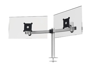 Monitor mount Durable PRO for 2 screens, through-desk