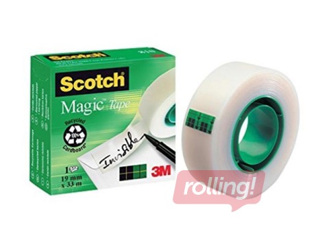 Kleeplint 3M Scotch Magic 810,19mmx33m,1 tk, matt 