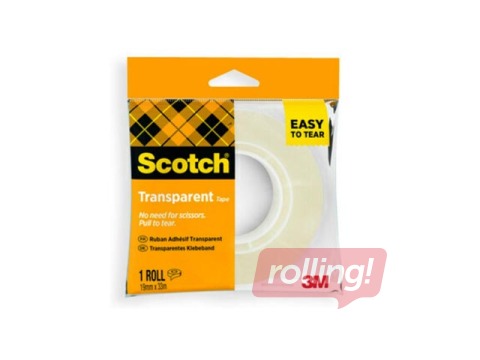 Teip 3M, Scotch 508, 19mm x 33m, läbipaistev