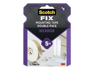 Kleeplint, kahepoolne 3M Scotch, Bath & Mirror, 19mm x 5m