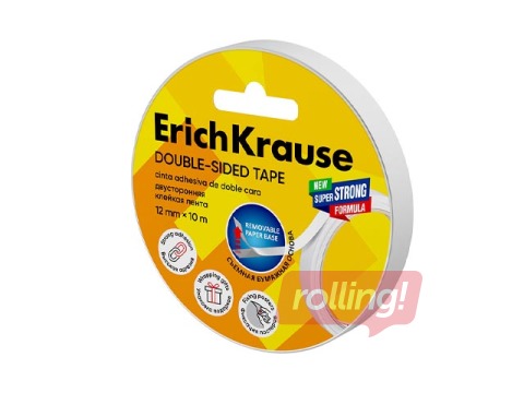 Kahepoolne teip ErichKrause, 12mm x 10m