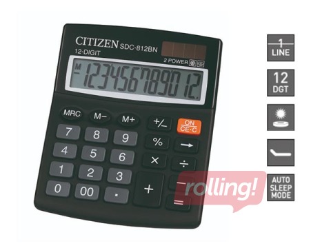 Kalkulaator CITIZEN CT-812 BN