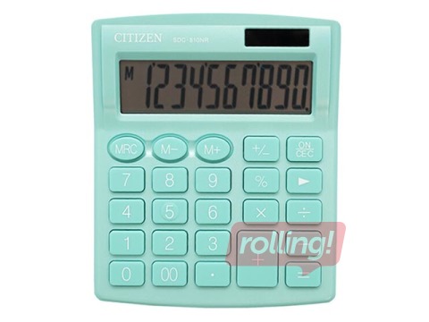 Kalkulaator Citizen SDC-810NRGNE, roheline