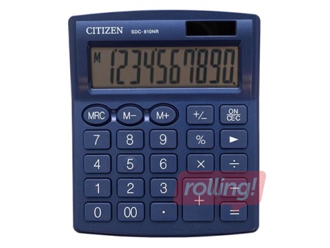 Kalkulaator Citizen SDC-810NRNVE, sinine