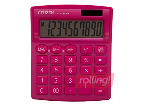 Kalkulaator Citizen SDC-810NRPKE, roosa