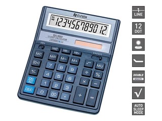 Calculator Eleven SDC-888 XBL, blue