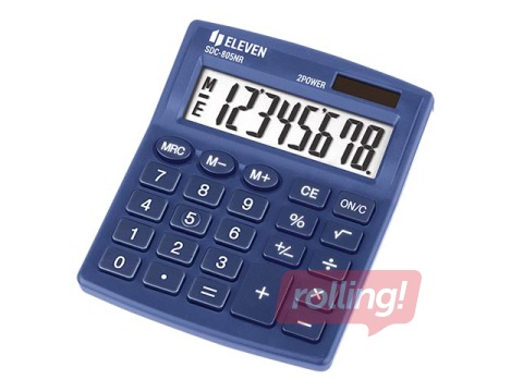 Kalkulaator Eleven SDC805NRNVE, sinine