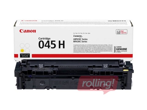 Toner cartridge Canon 045 HC, Yellow, (2200 p.)