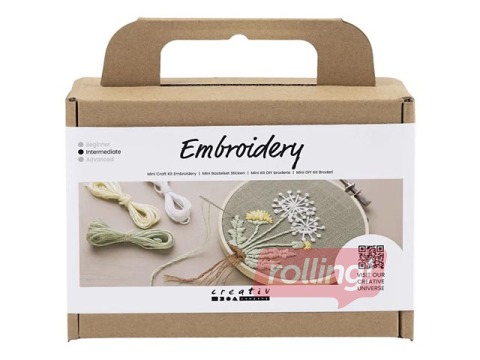 SALE Mini käsitöökomplekt, hallikasroheline