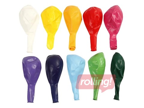 Balloons 10 pcs, assorted colours