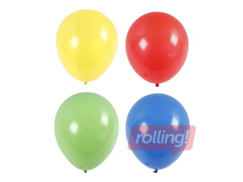 SALE Õhupallid, erinevad värvid, 4 tk.