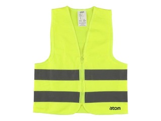 Helkurvest Atom, laste suurus M, lukuga, kollane