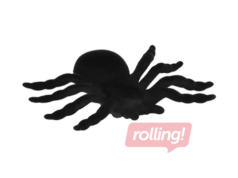 Halloweeni kaunistus – ämblik, Springos, must, 10 cm