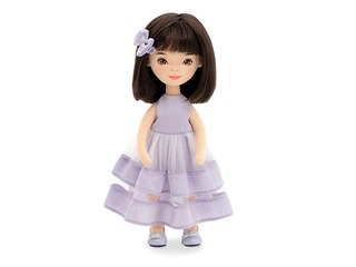 Sweet Sisters doll Lilu, in a purple dress, 32 cm