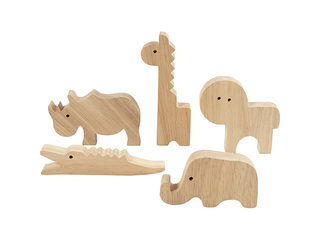 Puidust figuurid Wooden Animals - Safari