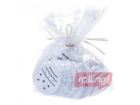 Puidust dekoratiivsed munad, 20 tk pakis