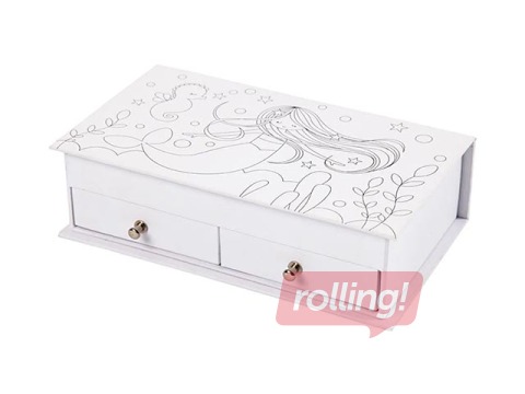 Jewellery box, white