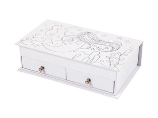 Jewellery box, white