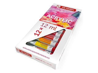 Acrylic Art Creation Set, 12 x 12 ml