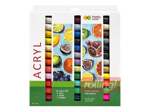 SALE Akrüülvärvid Happy Color 36 х12 ml (tuubis)
