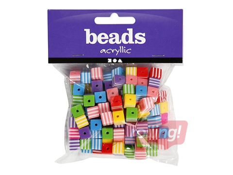 Plastpärlite komplekt Multi Mix, erinevad värvid, 110ml