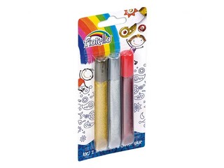 Dekoratiivliim Fiorello, sädelusega, 13ml x 3 tk.