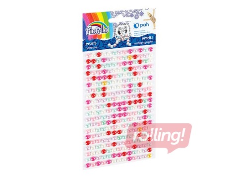 Self adhesive pearls, mixed