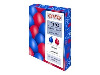 Egg colors, blue and red, 20 ml