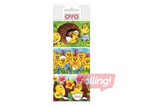 SALE Kleebised OVO, munade lamineerimiseks, 9 tk.