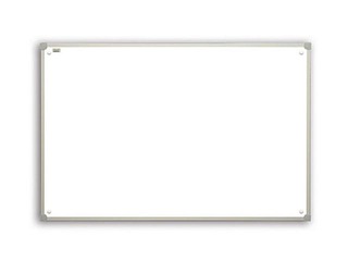 Tahvel alumiiniumraamis,lakitud, valge  2x3, 180 x 90 cm
