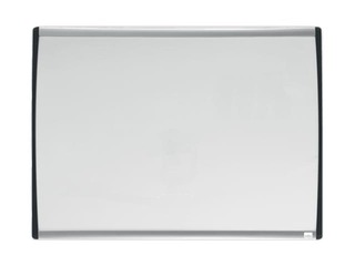 Tahvel Nobo, väike, magnetiline, hõbedase ja musta kumera raamiga, 58,5 x 43 cm