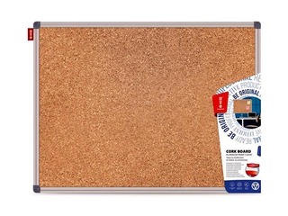 Cork board with aluminum frame Memobe Classic, 240x120 cm