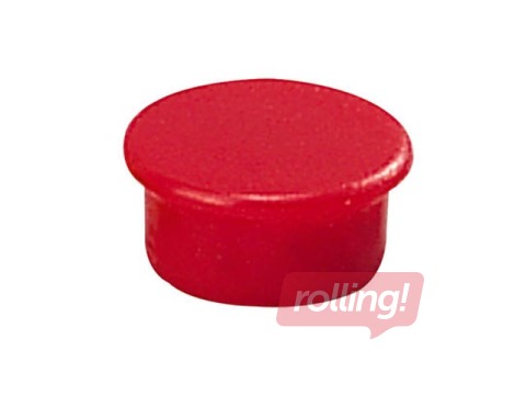 Tugev planeerimismagnet Dahle, 13 mm, 10 tk, punane