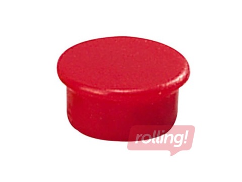 Tugev planeerimismagnet Dahle, punane, 13mm, 10 tk.