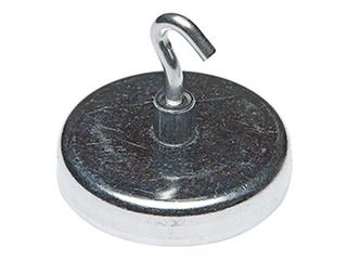 Magnet with a hook Ø47 mm