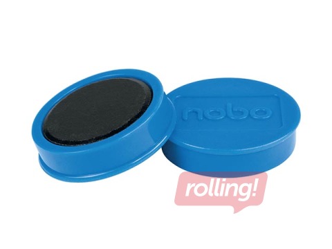 Magnēti Nobo, 38 mm, 10 gab., 1.5 kg, zili