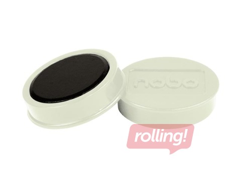 Magnetid Nobo, 38 mm, 10 tk, 2,5 kg, valge
