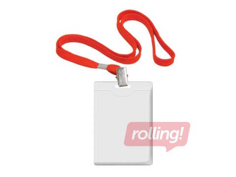 PROMO Identifitseerimiskaart punase paelaga Forofis, vertikaalne, 90x58mm