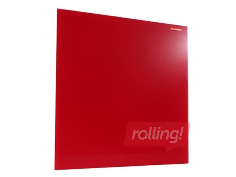 Klaastahvel,magneetiline, 60 x 40 cm, punane