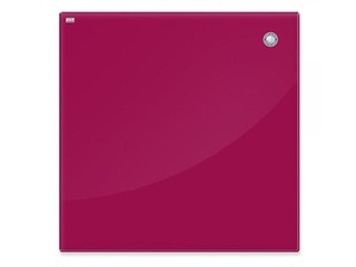 Klaastahvel-magnettahvel 2x3, 45 x 45 cm, punane