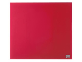 Magnetiline klaastahvel Nobo, 45 x 45 cm, punane