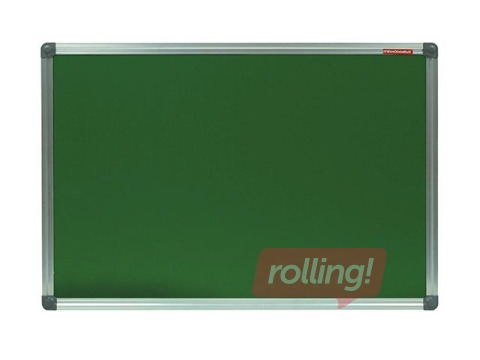 Kriidi- ja magnettahvel Classic Memoboards, roheline, 120 x 90 cm