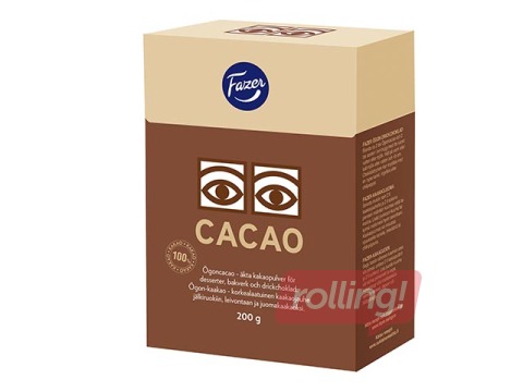 Kakaopulber Fazer, 200g 